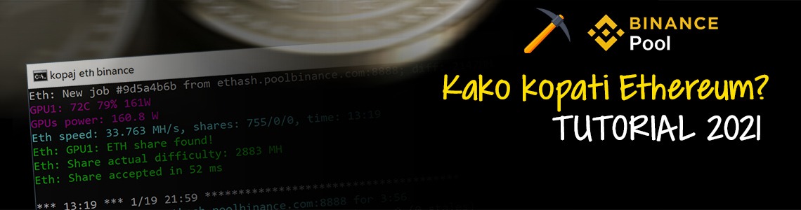 kako kopati ethereum tutorial