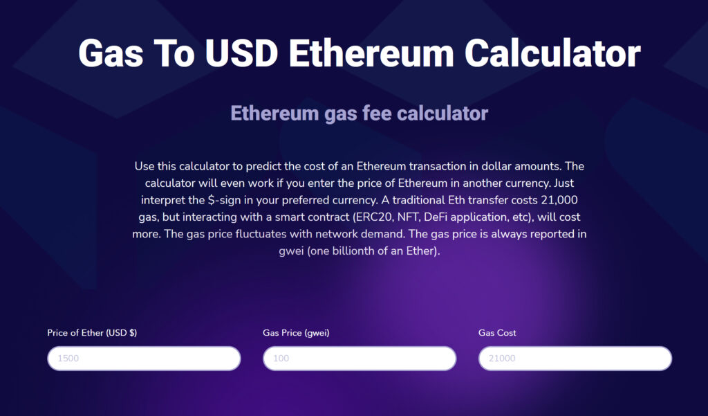 ethereum kalkulator