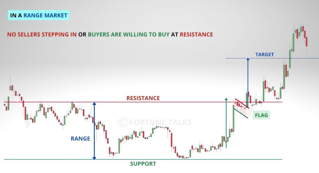 bull flag range